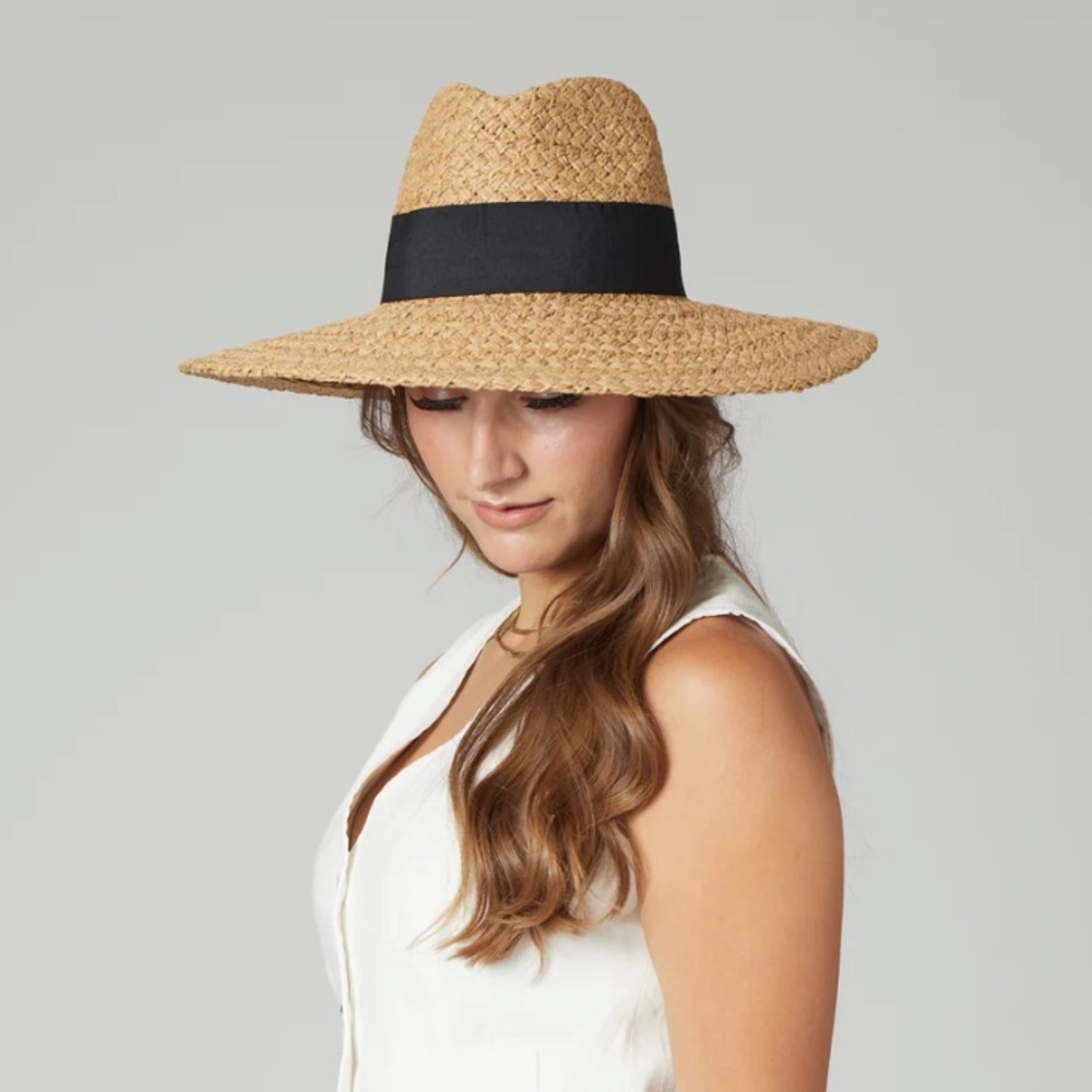 San Diego Hat paper wide fedora with grosgrain New in box